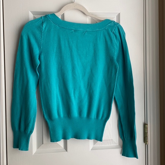 Sky Blue Sarah Spencer Sweater Top - Picture 6 of 7